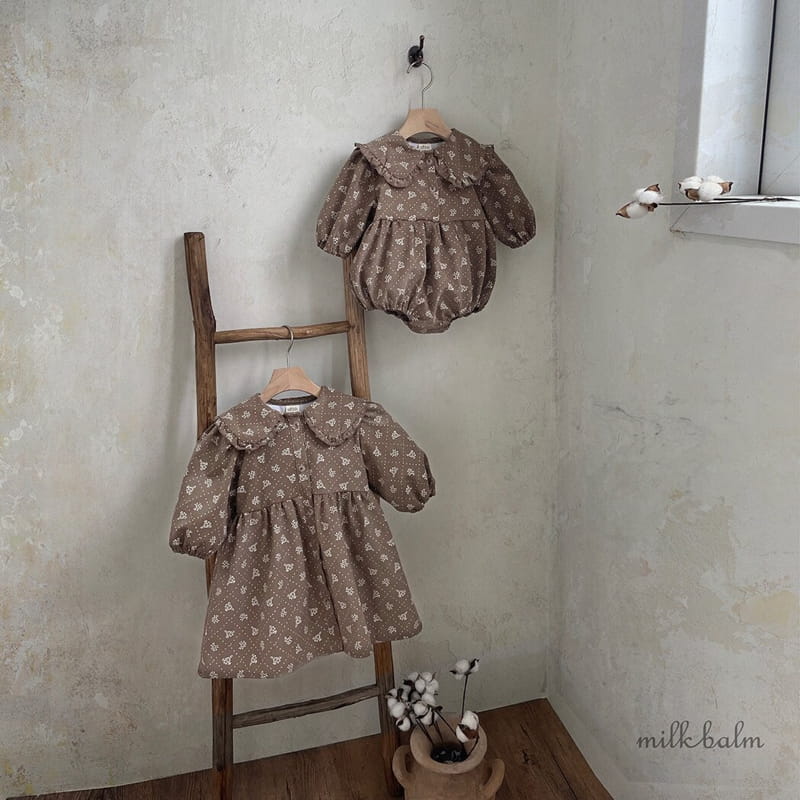 MILK BALM - Korean Children Fashion - #Kfashion4kids - Anne Frill One-piece - 2