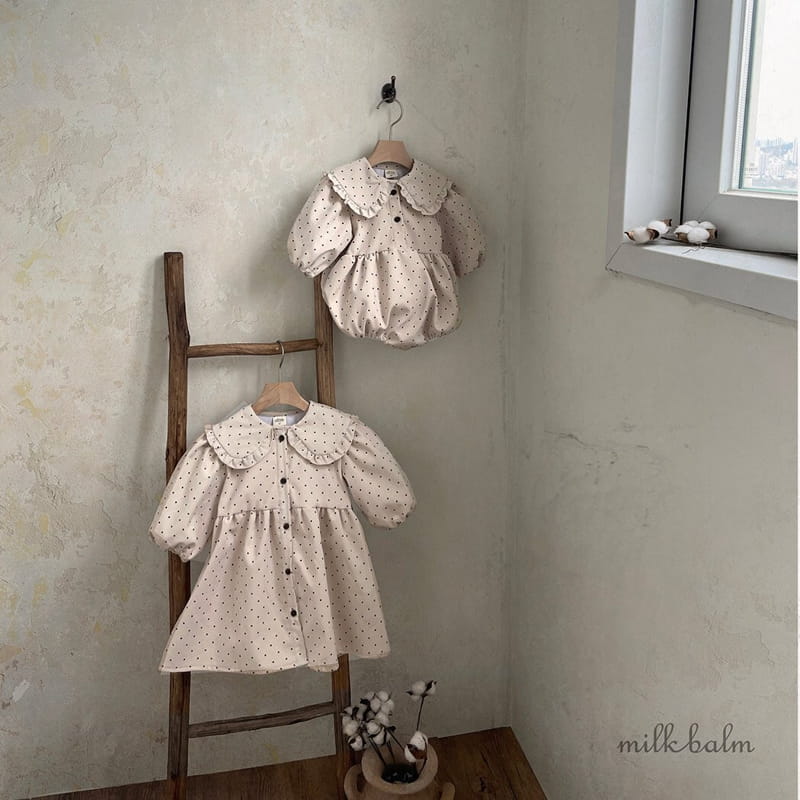 MILK BALM - Korean Children Fashion - #Kfashion4kids - Anne Frill One-piece - 3