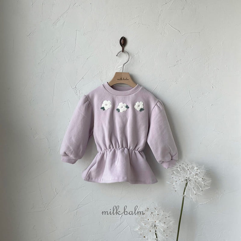 MILK BALM - Korean Children Fashion - #Kfashion4kids - Flower Embroidery One-piece - 2