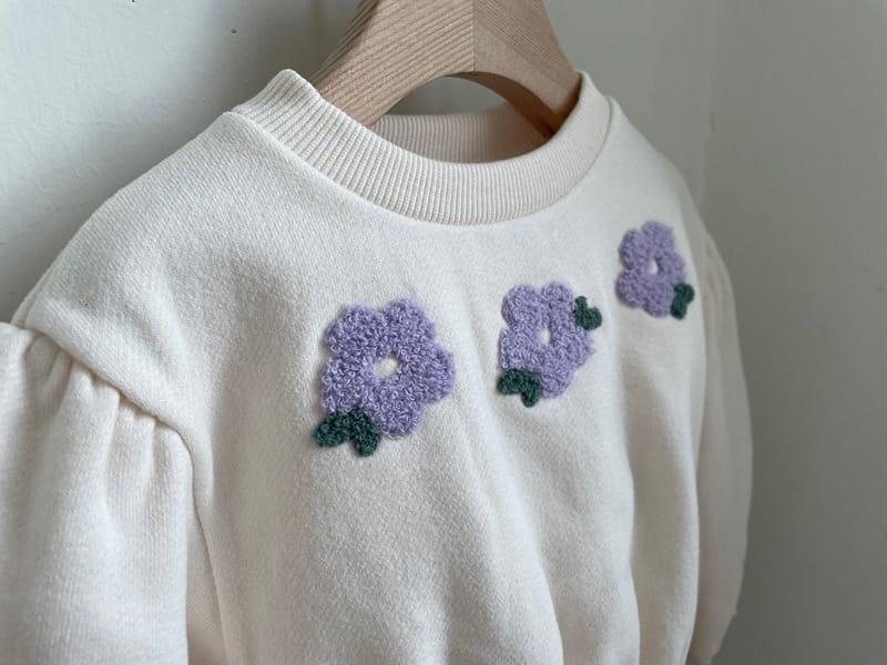 MILK BALM - Korean Children Fashion - #Kfashion4kids - Flower Embroidery One-piece - 3
