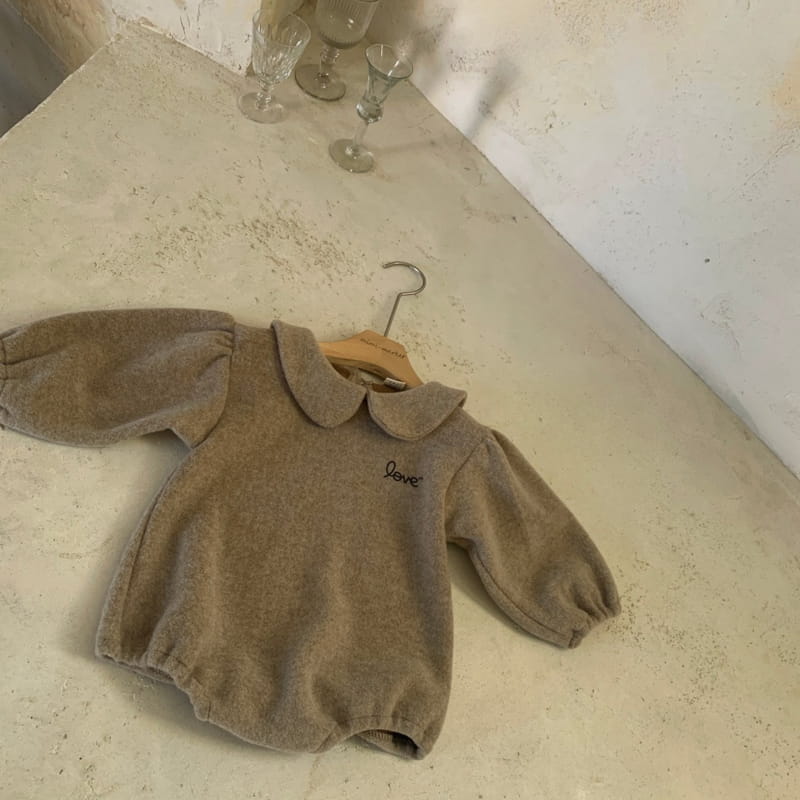 MIMI MARKET - Korean Children Fashion - #Kfashion4kids - Love Collar Bodysuit