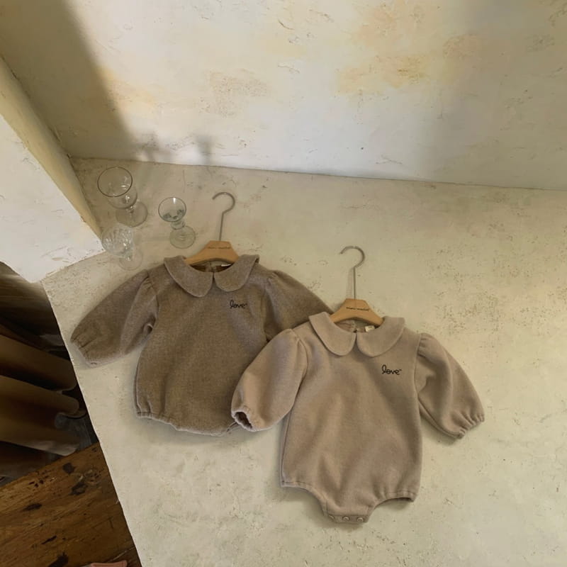 MIMI MARKET - Korean Children Fashion - #Kfashion4kids - Love Collar Bodysuit - 10