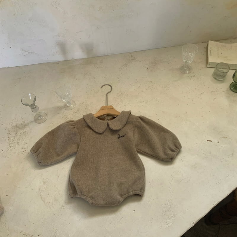 MIMI MARKET - Korean Children Fashion - #Kfashion4kids - Love Collar Bodysuit - 12