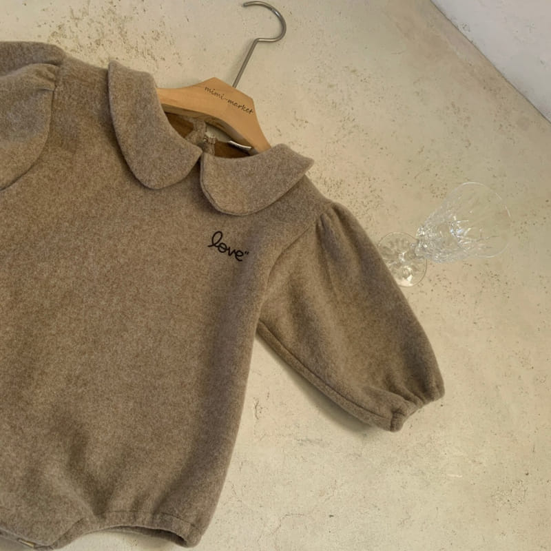 MIMI MARKET - Korean Children Fashion - #Kfashion4kids - Love Collar Bodysuit - 3