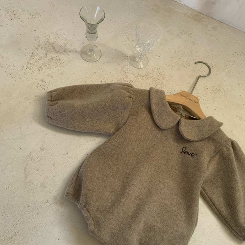 MIMI MARKET - Korean Children Fashion - #Kfashion4kids - Love Collar Bodysuit - 5