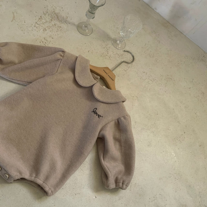 MIMI MARKET - Korean Children Fashion - #Kfashion4kids - Love Collar Bodysuit - 6