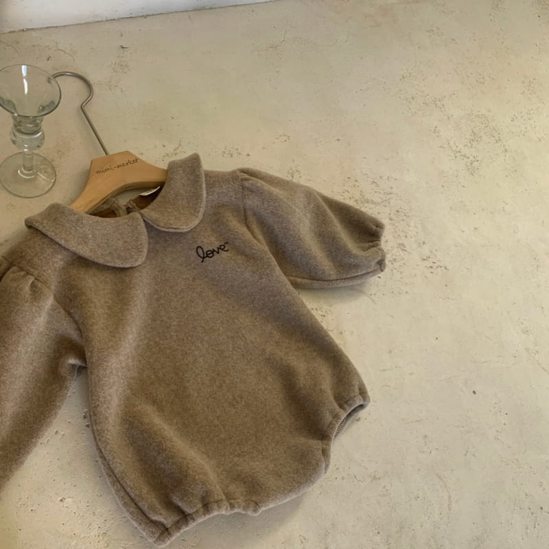 MIMI MARKET - Korean Children Fashion - #Kfashion4kids - Love Collar Bodysuit - 8