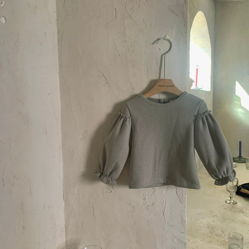 MIMI MARKET - Korean Children Fashion - #Kfashion4kids - Sleeve Shirring Tee