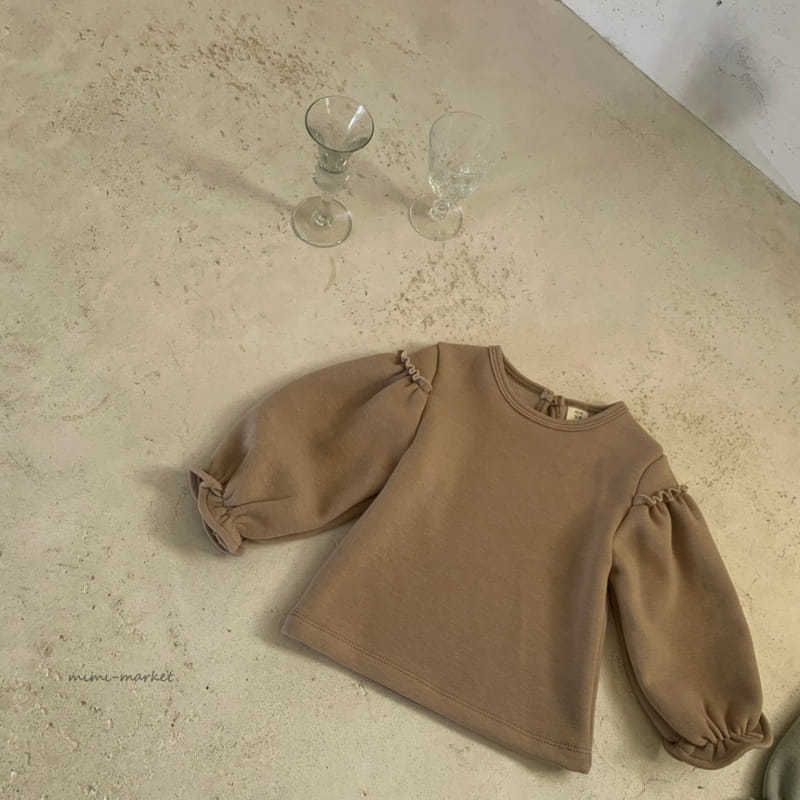 MIMI MARKET - Korean Children Fashion - #Kfashion4kids - Sleeve Shirring Tee - 6