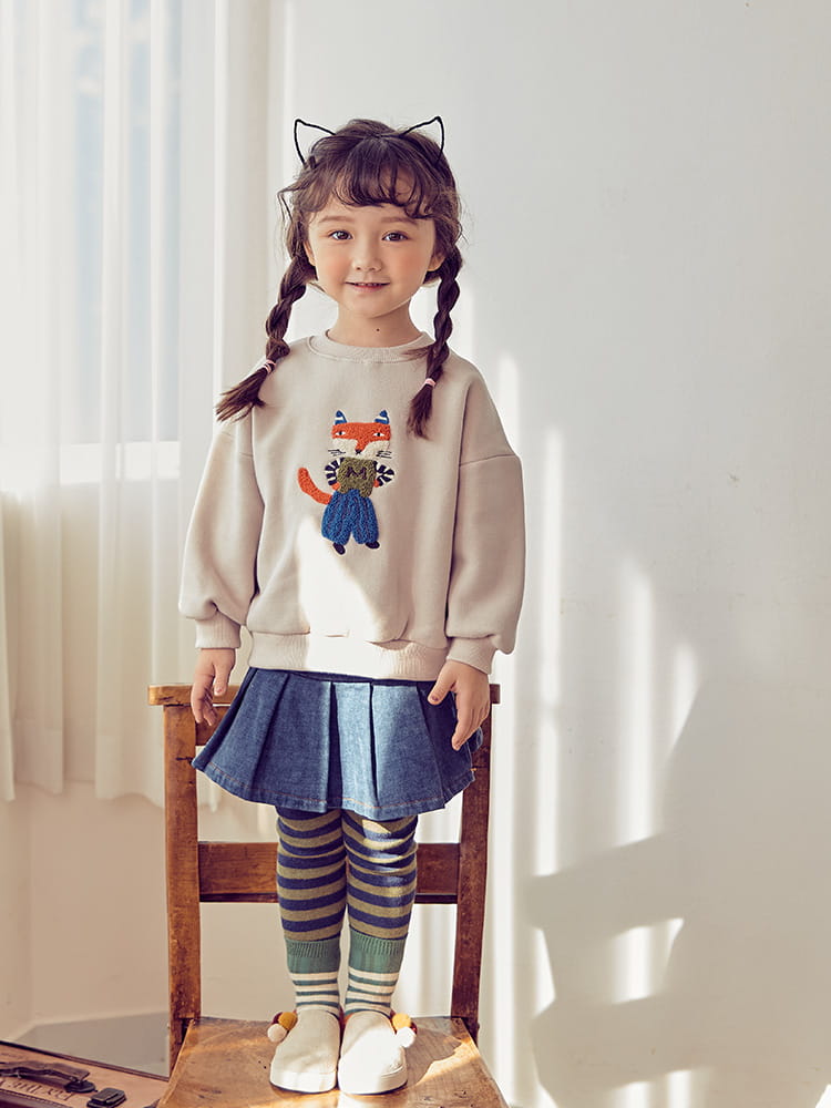 MIMICO - Korean Children Fashion - #Kfashion4kids - Handle Fox Tee - 3