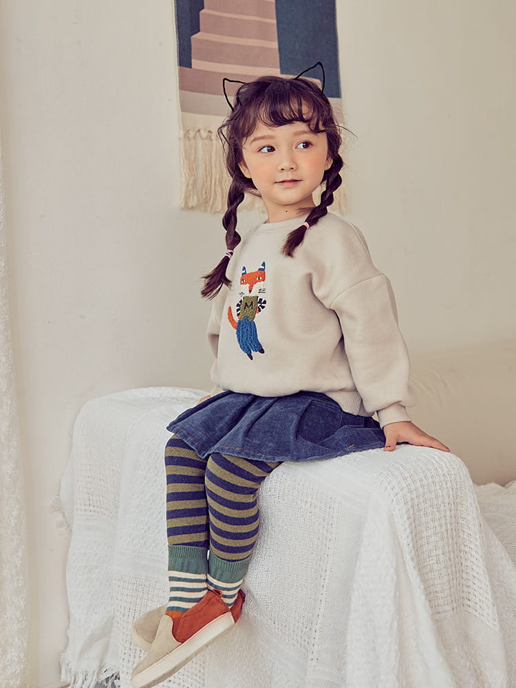 MIMICO - Korean Children Fashion - #Kfashion4kids - Handle Fox Tee - 7