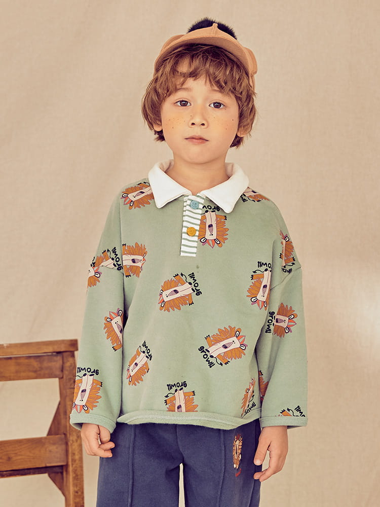 MIMICO - Korean Children Fashion - #Kfashion4kids - Riong Collar Tee - 4