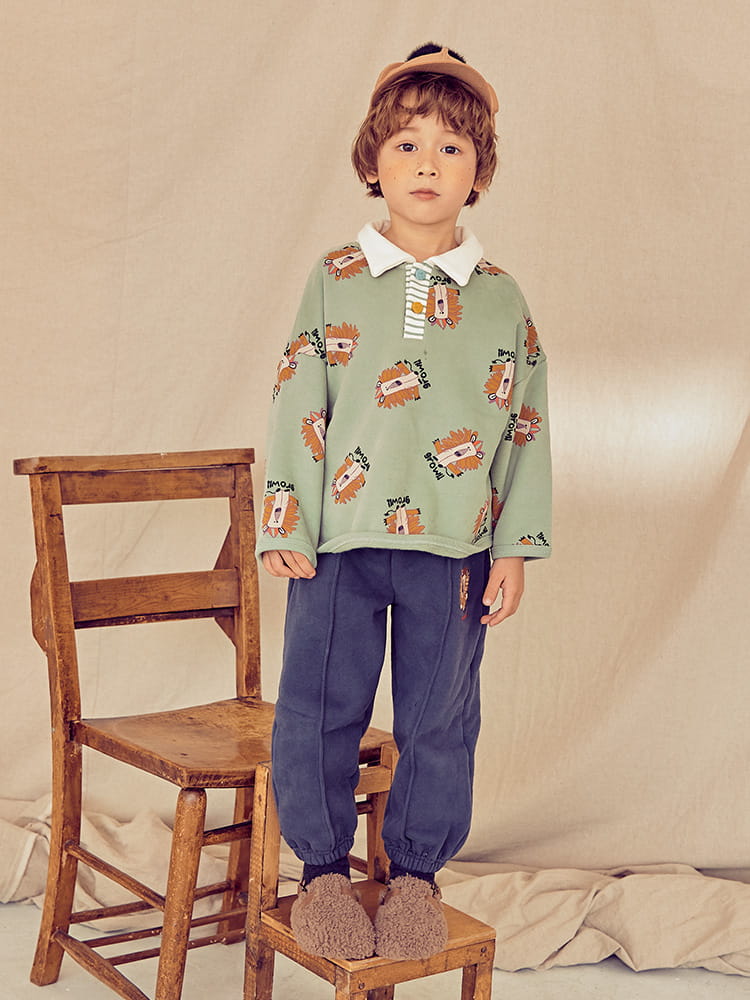 MIMICO - Korean Children Fashion - #Kfashion4kids - Riong Collar Tee - 6