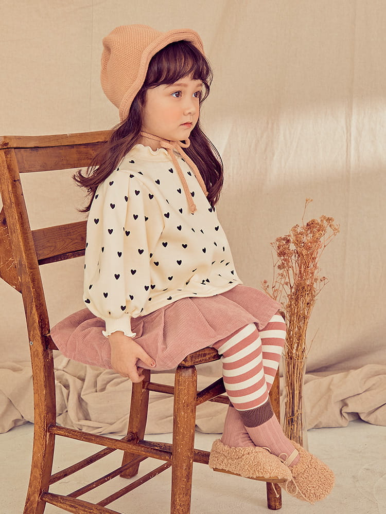 MIMICO - Korean Children Fashion - #Kfashion4kids - Heart Flower Tee - 2