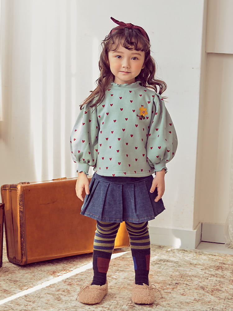 MIMICO - Korean Children Fashion - #Kfashion4kids - Heart Flower Tee - 5