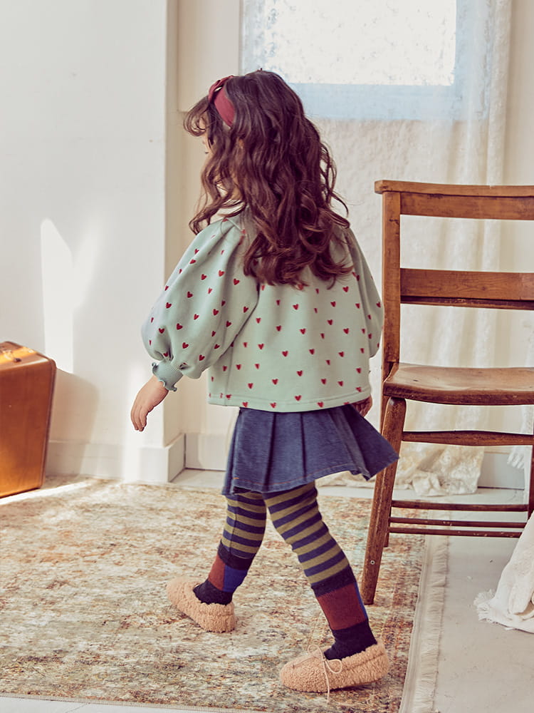 MIMICO - Korean Children Fashion - #Kfashion4kids - Heart Flower Tee - 6