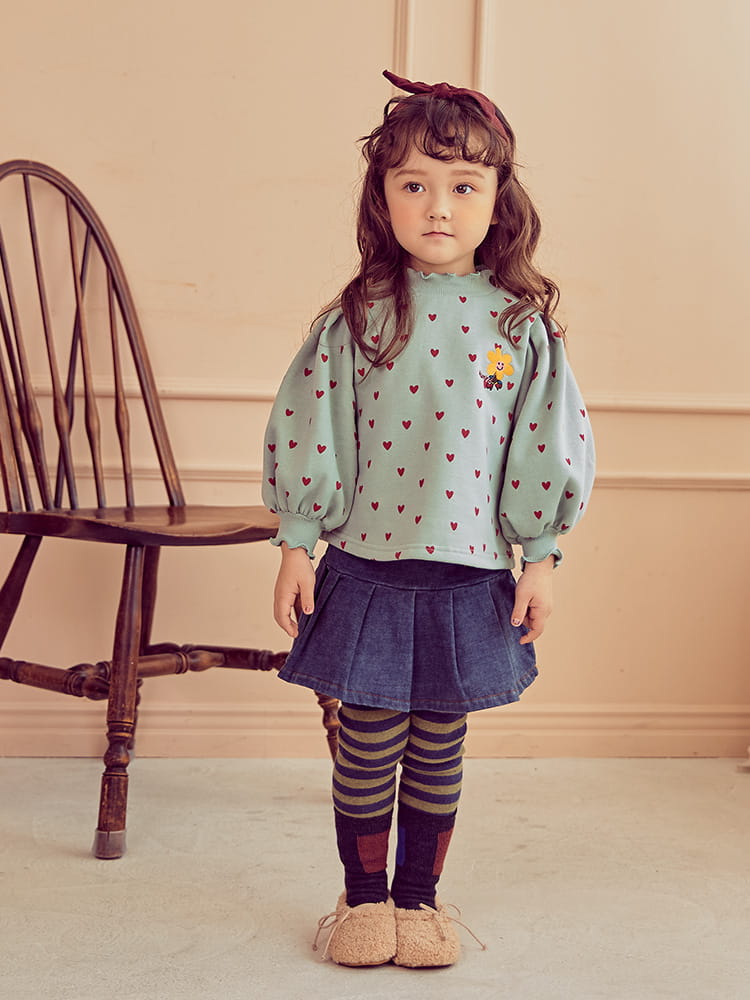 MIMICO - Korean Children Fashion - #Kfashion4kids - Heart Flower Tee - 7
