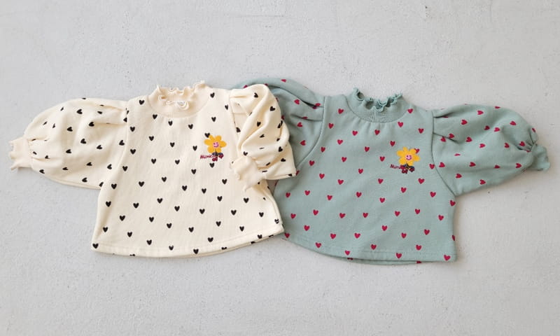 MIMICO - Korean Children Fashion - #Kfashion4kids - Heart Flower Tee - 8