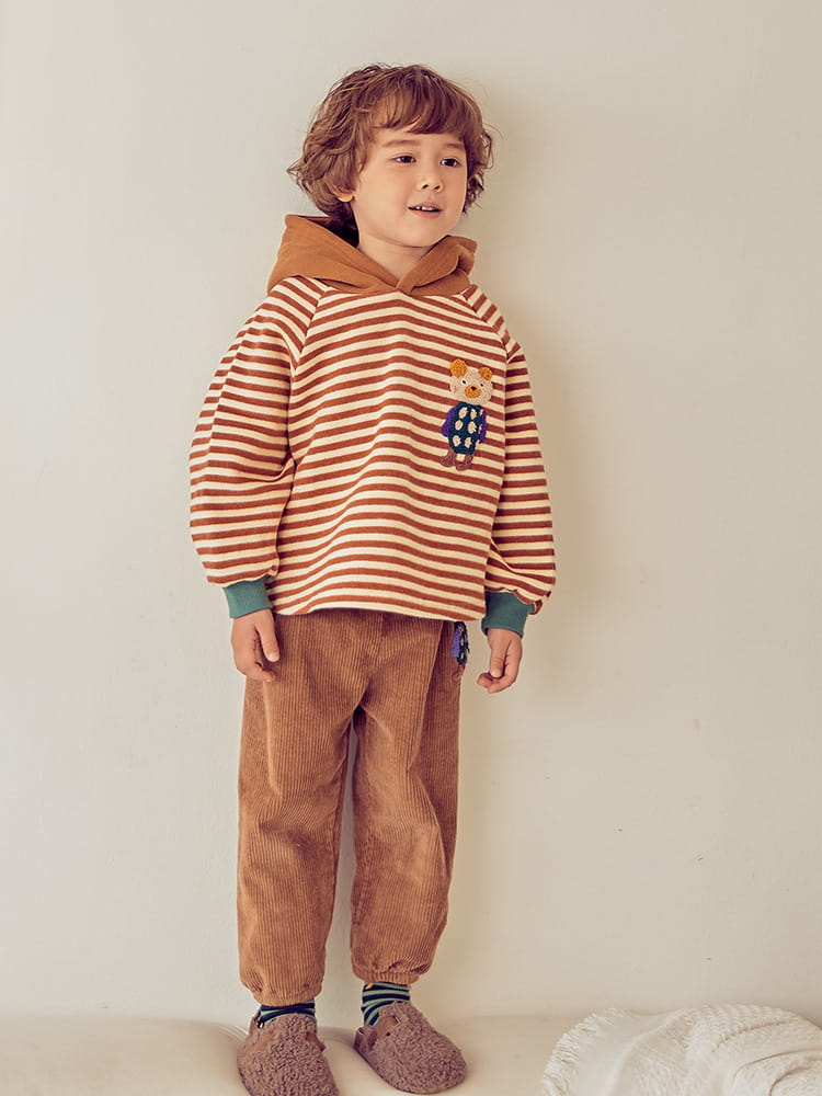 MIMICO - Korean Children Fashion - #Kfashion4kids - Hoody Bear Tee