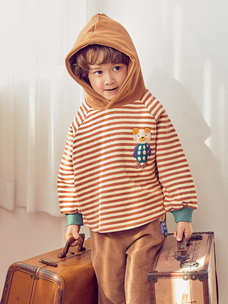 MIMICO - Korean Children Fashion - #Kfashion4kids - Hoody Bear Tee - 3