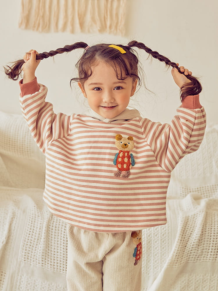 MIMICO - Korean Children Fashion - #Kfashion4kids - Hoody Bear Tee - 5