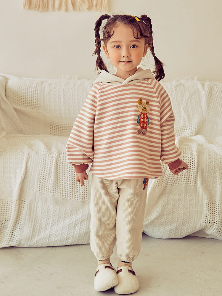 MIMICO - Korean Children Fashion - #Kfashion4kids - Hoody Bear Tee - 6