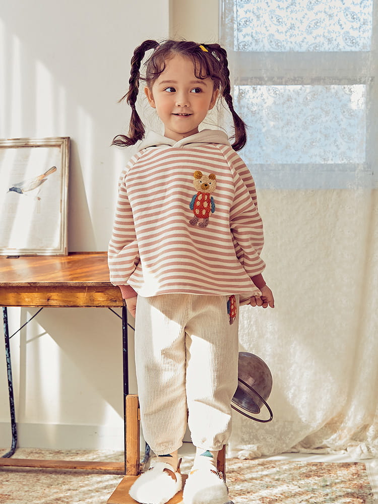 MIMICO - Korean Children Fashion - #Kfashion4kids - Hoody Bear Tee - 8