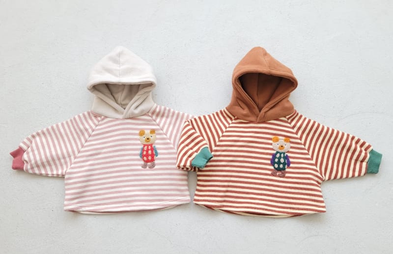 MIMICO - Korean Children Fashion - #Kfashion4kids - Hoody Bear Tee - 9