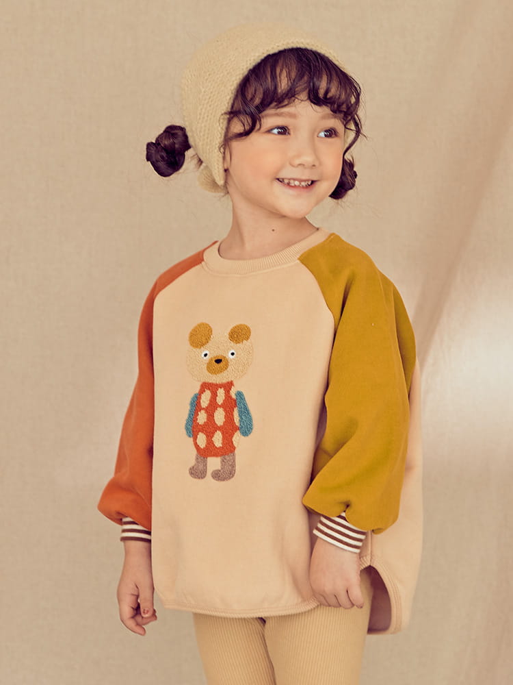MIMICO - Korean Children Fashion - #Kfashion4kids - Circle Bear Tee
