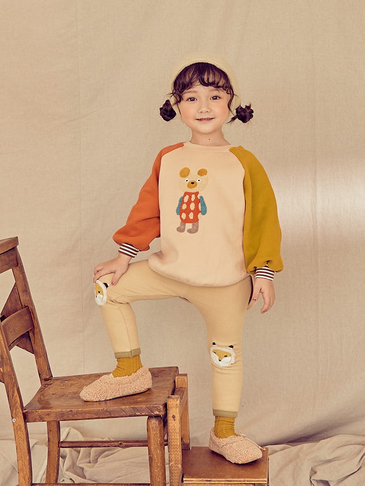 MIMICO - Korean Children Fashion - #Kfashion4kids - Circle Bear Tee - 2