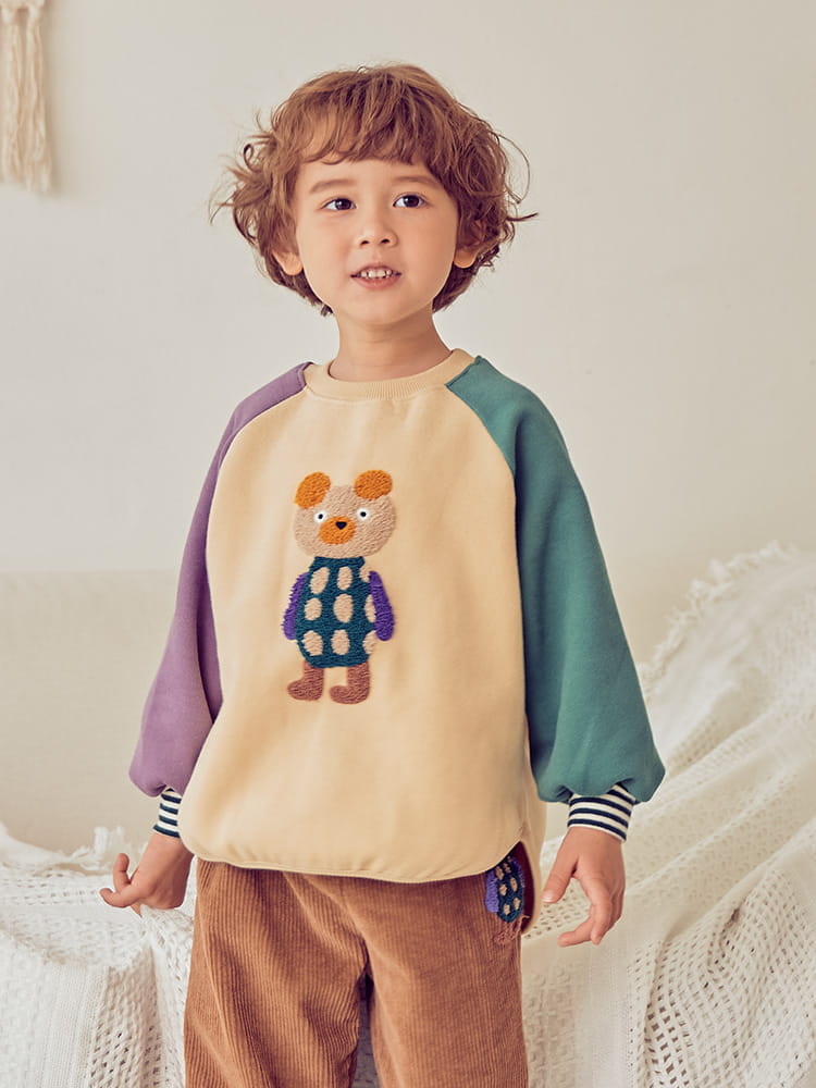 MIMICO - Korean Children Fashion - #Kfashion4kids - Circle Bear Tee - 4