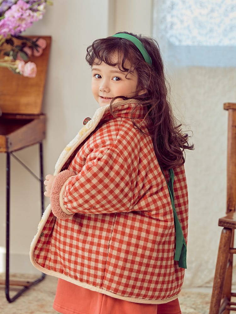 MIMICO - Korean Children Fashion - #Kfashion4kids - Circle Bear Reversible Coat - 10