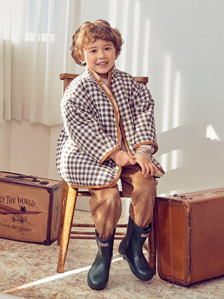 MIMICO - Korean Children Fashion - #Kfashion4kids - Circle Bear Reversible Coat - 2