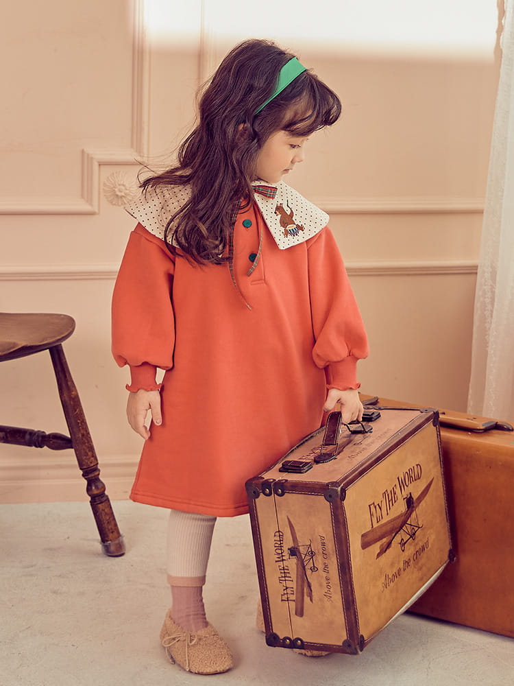 MIMICO - Korean Children Fashion - #Kfashion4kids - Drum Bear One-piece - 2