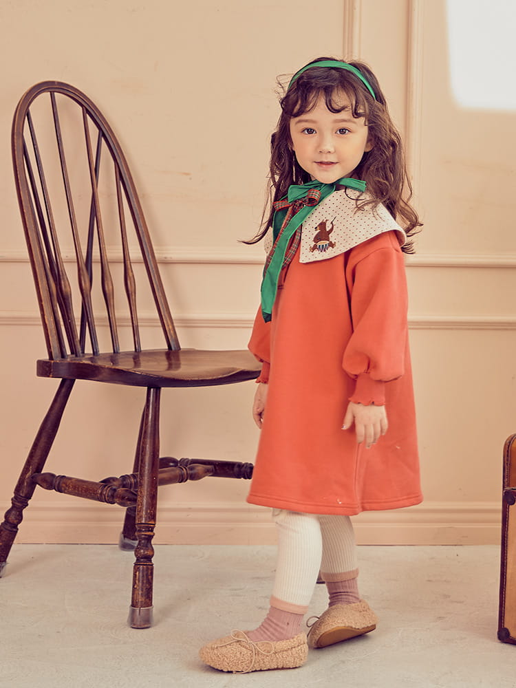 MIMICO - Korean Children Fashion - #Kfashion4kids - Drum Bear One-piece - 4
