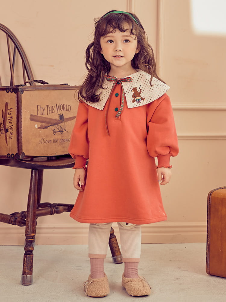 MIMICO - Korean Children Fashion - #Kfashion4kids - Drum Bear One-piece - 7
