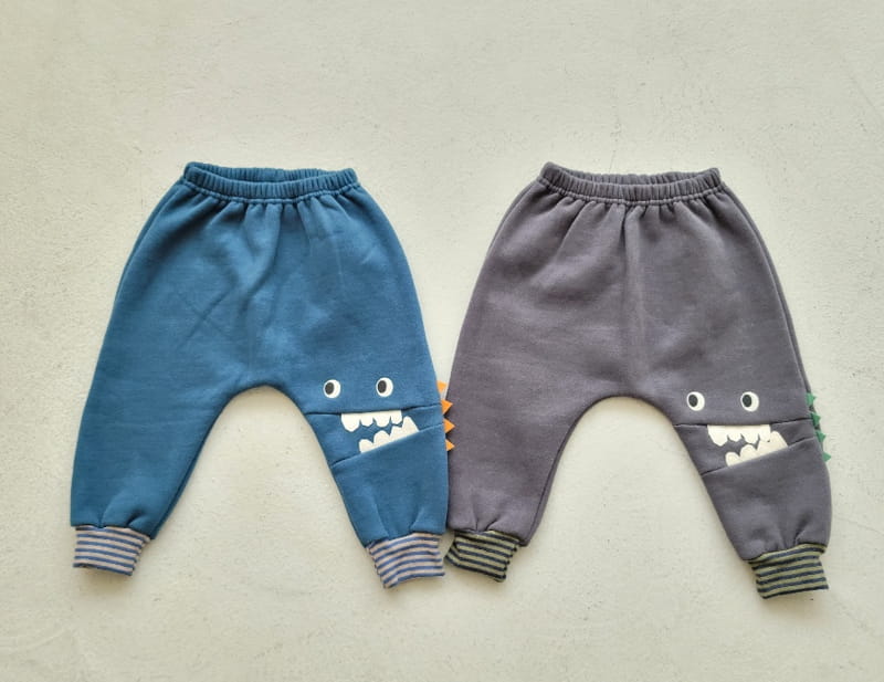 MIMICO - Korean Children Fashion - #Kfashion4kids - Dino King Pants - 8