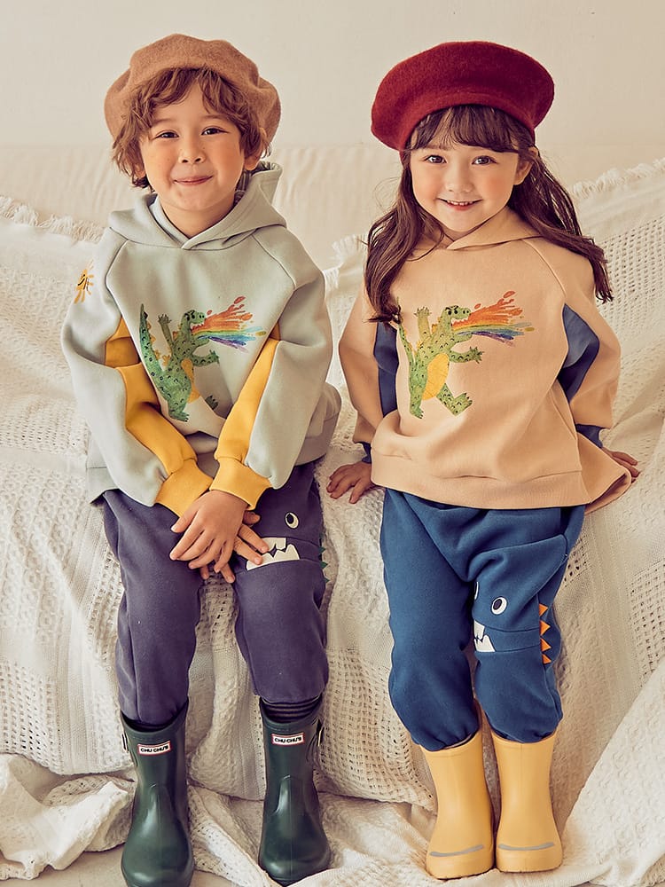 MIMICO - Korean Children Fashion - #Kfashion4kids - Dino King Tee - 6