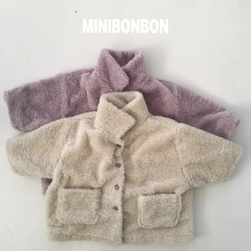 MINI BONGBONG - Korean Children Fashion - #Kfashion4kids - Brush Jacket with Mom