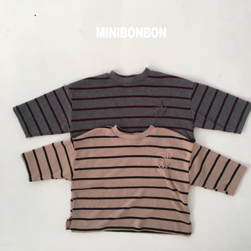 MINI BONGBONG - Korean Children Fashion - #Kfashion4kids - Gift Stripes Tee