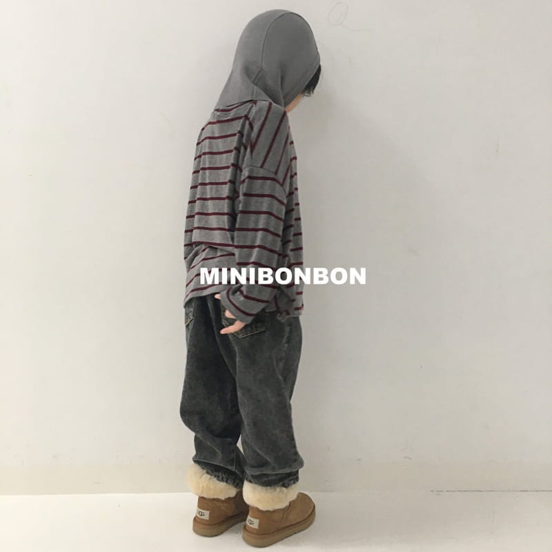 MINI BONGBONG - Korean Children Fashion - #Kfashion4kids - Gift Stripes Tee - 7