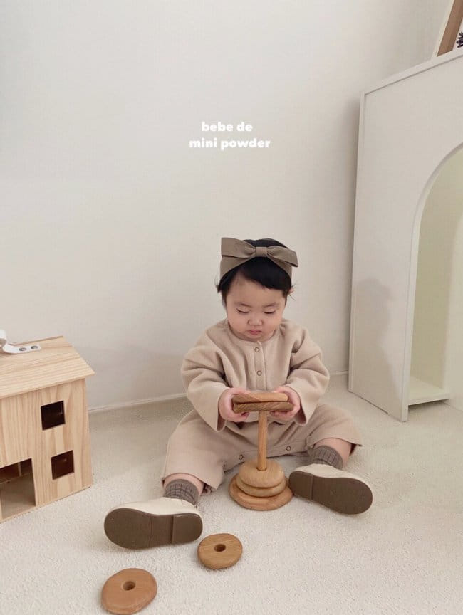 MINI POWDER - Korean Children Fashion - #Kfashion4kids - Police Danjjack Bodysuit - 2