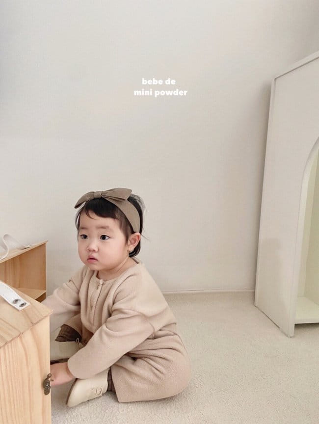 MINI POWDER - Korean Children Fashion - #Kfashion4kids - Police Danjjack Bodysuit - 5