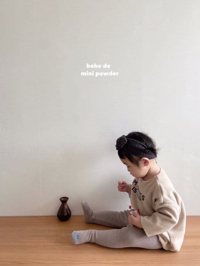 MINI POWDER - Korean Children Fashion - #Kfashion4kids - Blue Police Tee