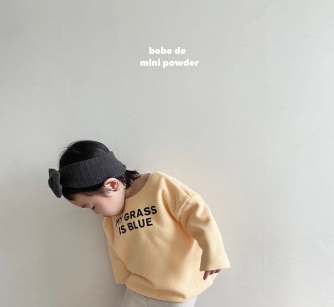 MINI POWDER - Korean Children Fashion - #Kfashion4kids - Blue Police Tee - 8