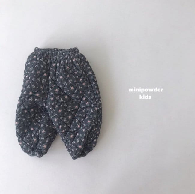 MINI POWDER - Korean Children Fashion - #Kfashion4kids - Flower Bonding Pants - 10