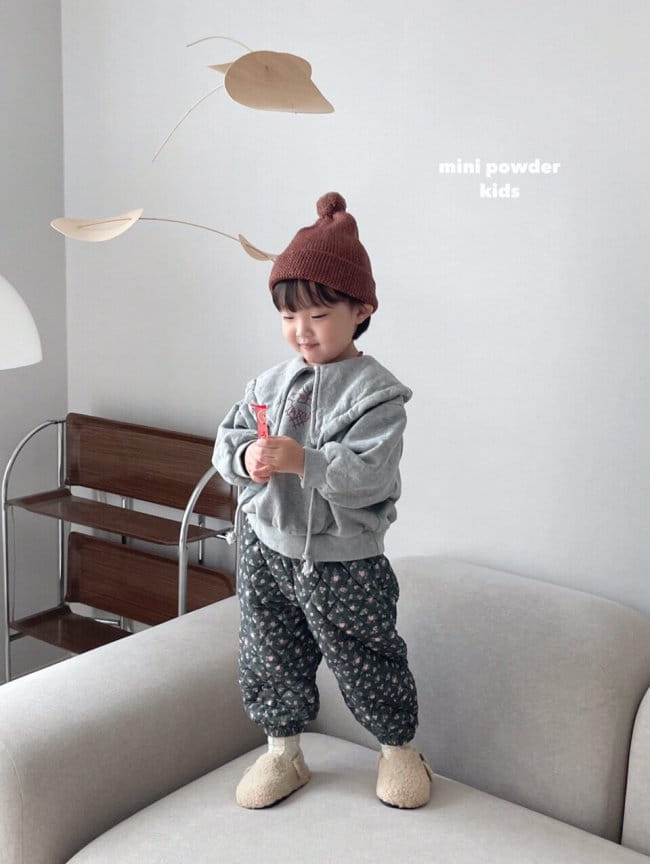 MINI POWDER - Korean Children Fashion - #Kfashion4kids - Flower Bonding Pants - 8