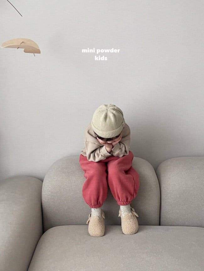 MINI POWDER - Korean Children Fashion - #Kfashion4kids - Fleece Jogger PAnts - 11