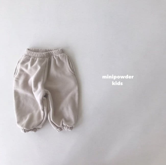 MINI POWDER - Korean Children Fashion - #Kfashion4kids - Fleece Jogger PAnts - 12
