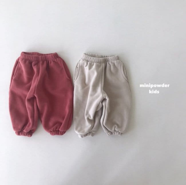 MINI POWDER - Korean Children Fashion - #Kfashion4kids - Fleece Jogger PAnts - 2